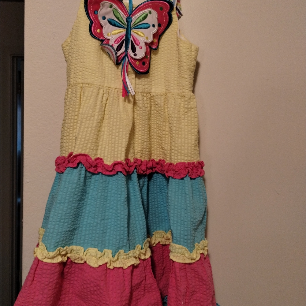 Emily Rose Colorful Butterfly Kids Dress